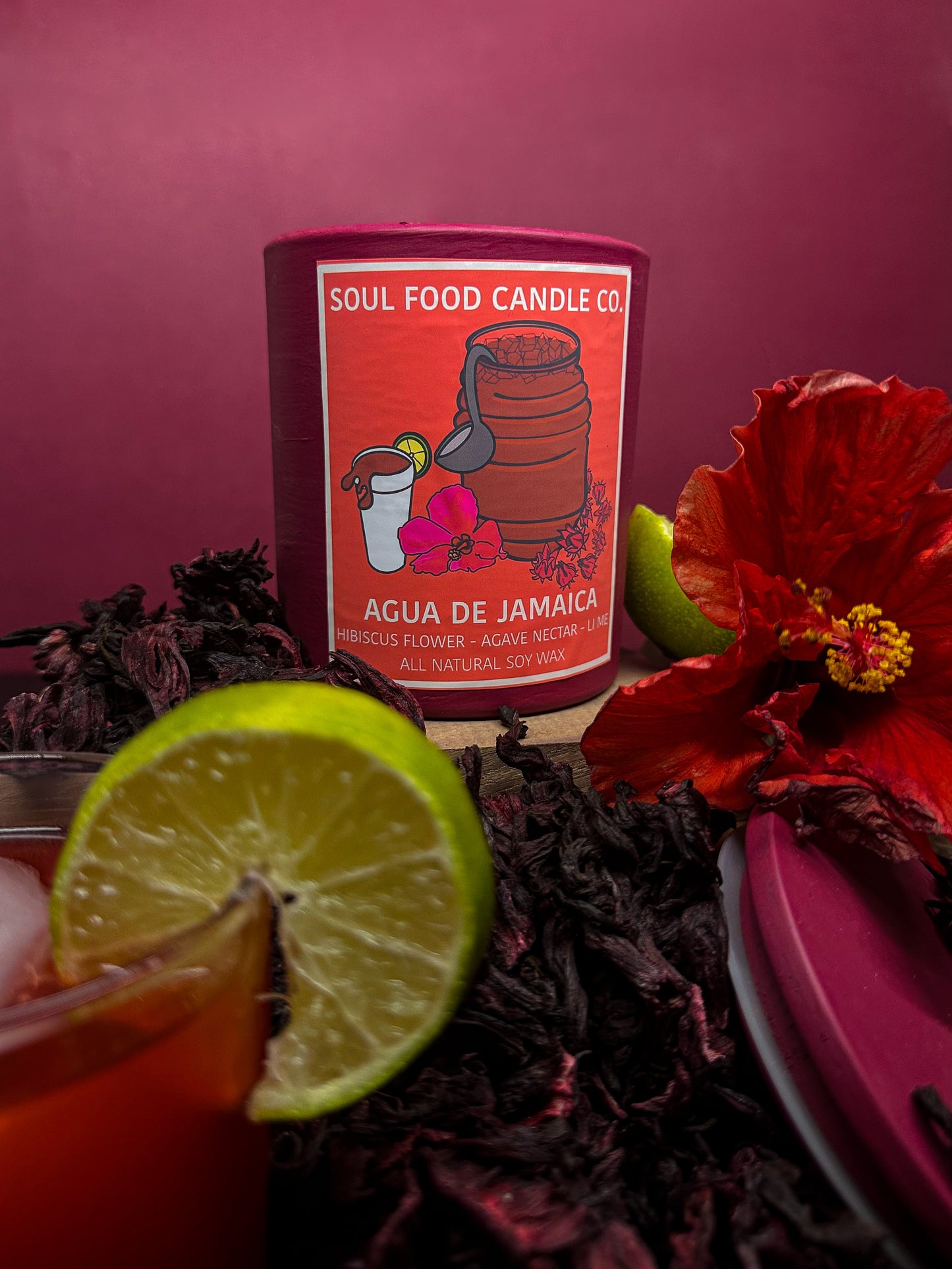 Agua De Jamaica - Soul Food Candle Company