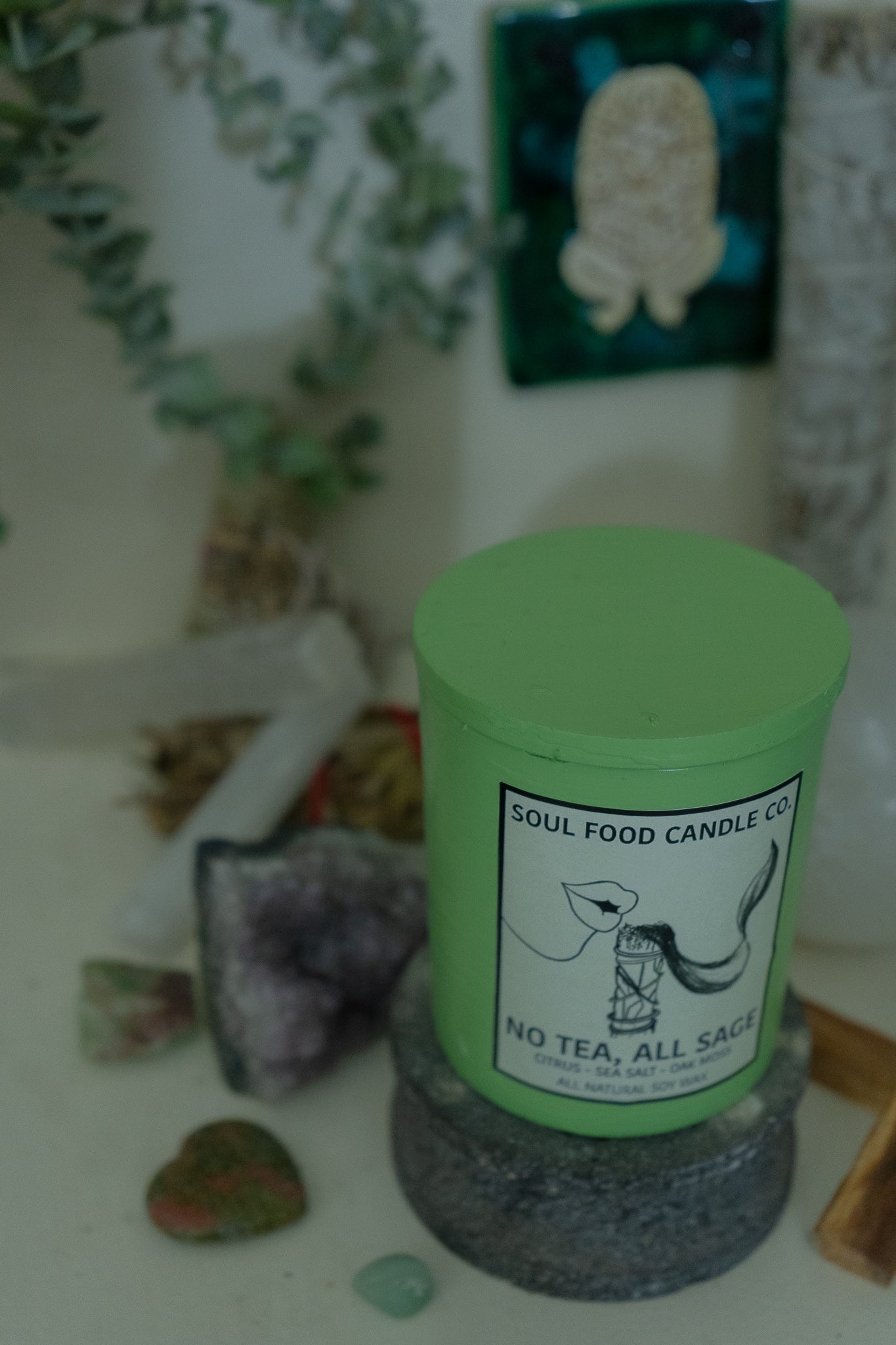 No Tea, All Sage - Soul Food Candle Company