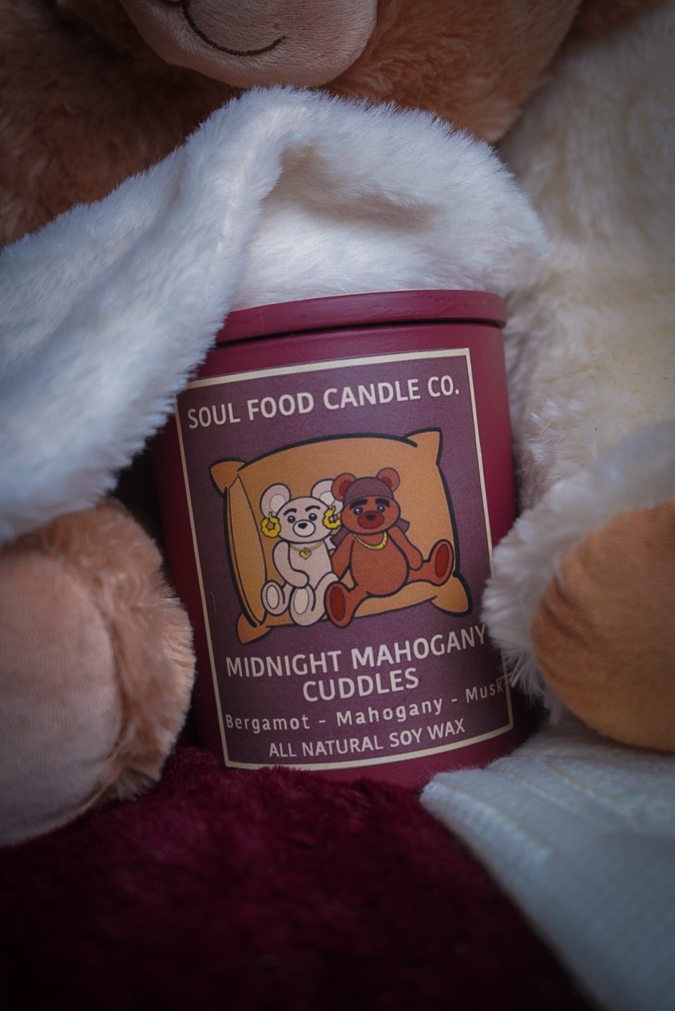 Midnight Mahogany Cuddles - Soul Food Candle Company