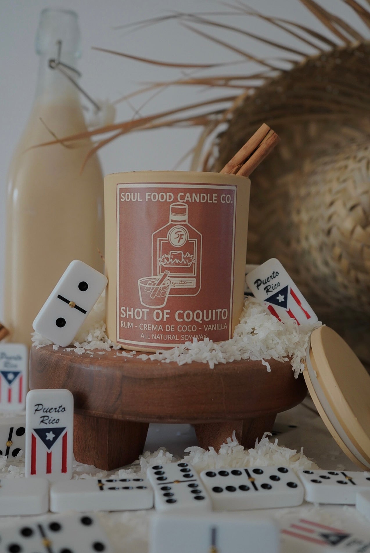 Shot of Coquito - Soul Food Candle Company