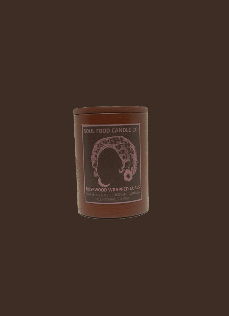 Rosewood Wrapped Curls - Soul Food Candle Company