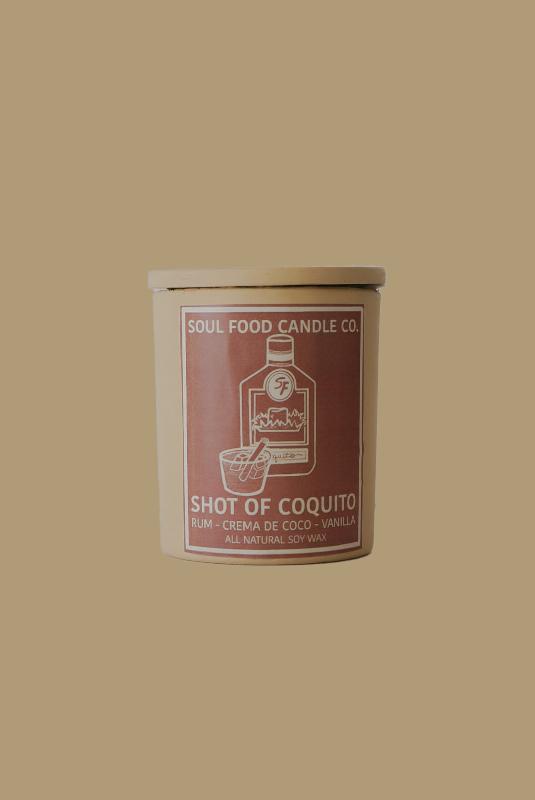 Shot of Coquito - Soul Food Candle Company