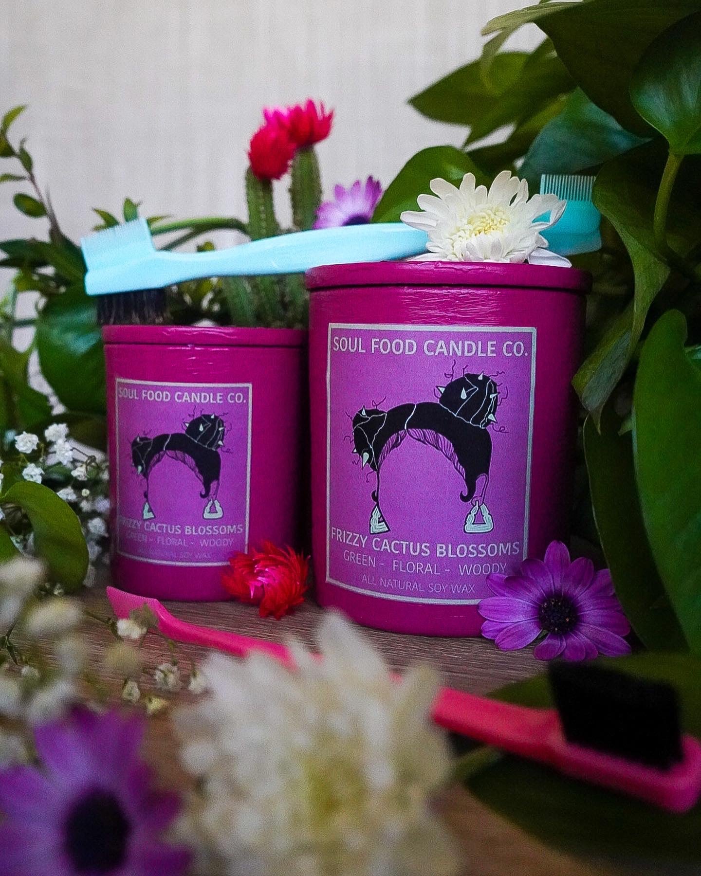 Frizzy Cactus Blossoms - Soul Food Candle Company